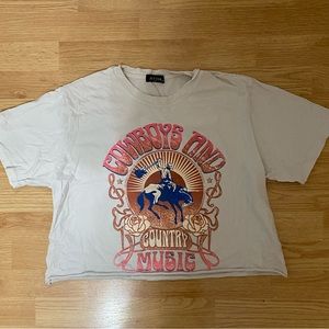 Cowboys and country music graphic tee